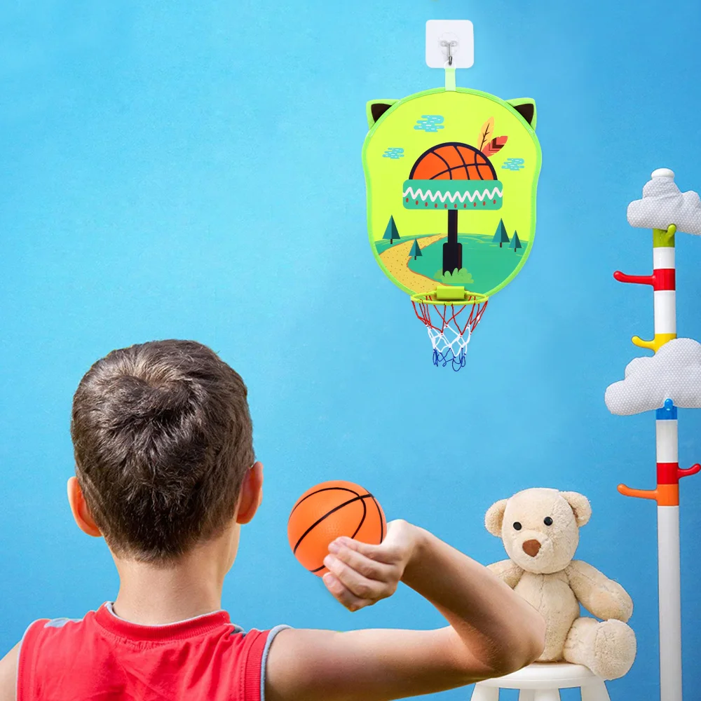 

1 Set Cartoon Throwing Darts Double-Sided Dart Board with Balls Interactive