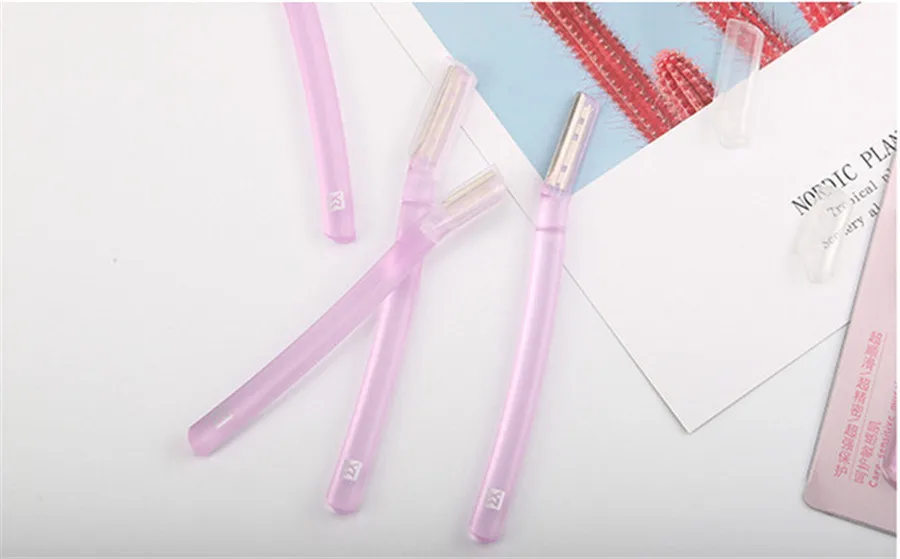 New Micro Distance Stainless Steel Eyebrow Trimmer Razor of Japanese Imported Blade Beauty Makeup for Women E544 | Красота и здоровье