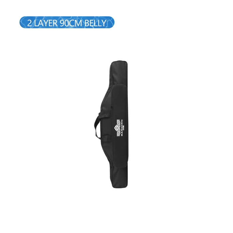 2 Layer 90cm Belly Утолщенная уличная 2/3 слойная сумка для рыбалки, водонепроницаемая сумка для рыболовных снастей, сумка для удочки, сумки для хранения, для ловли карпа, XA140G - Цвет: 2 Layer 90cm Belly