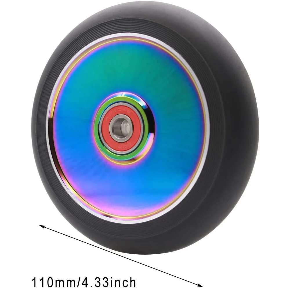 Колеса Самокат Pro из алюминиевого сплава 110/120 мм 2 шт. | Спорт и развлечения