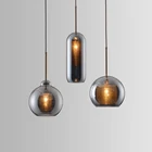 Светодиодный подвесной светильник в скандинавском стиле, стеклянные осветительные приборы, креативный светильник для гостиной, комнатное освещение, подвесные лампы для кухни