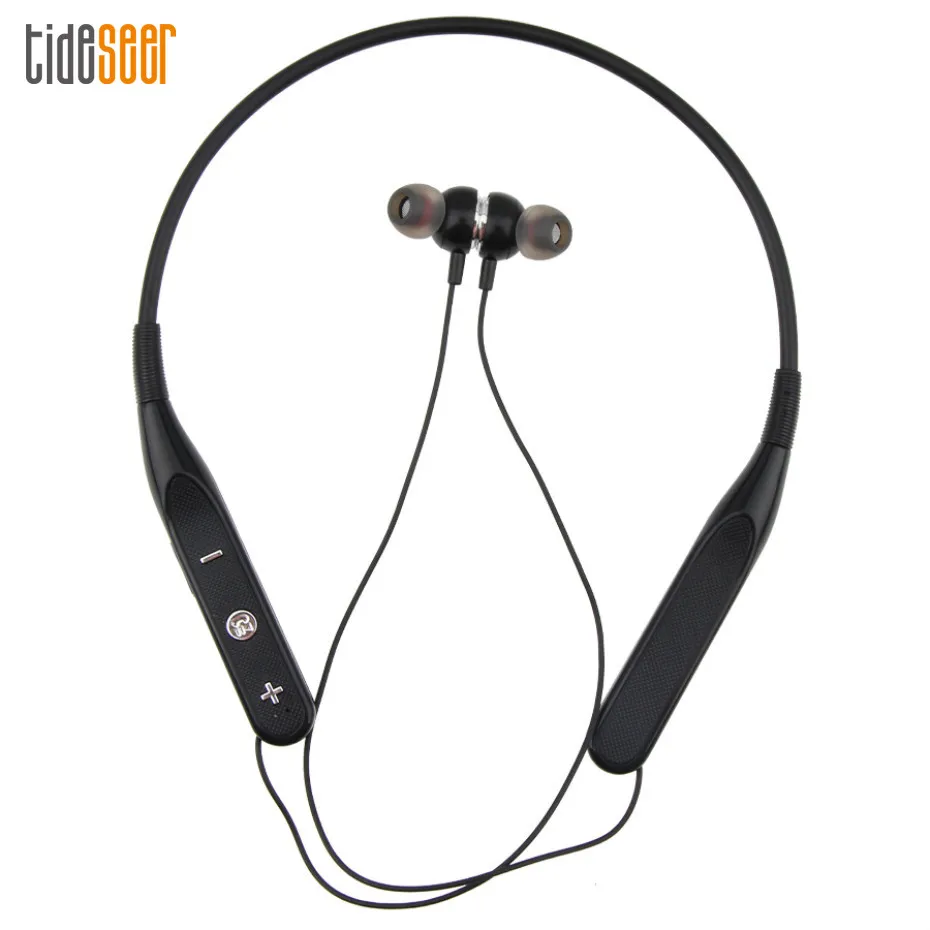 Beste 1000Pcs Magnetische Draadloze Koptelefoon Sport Muziek Headset Telefoon Nekband In-Ear Oordopjes Met Microfoon Voor Iphone Samsung Lg