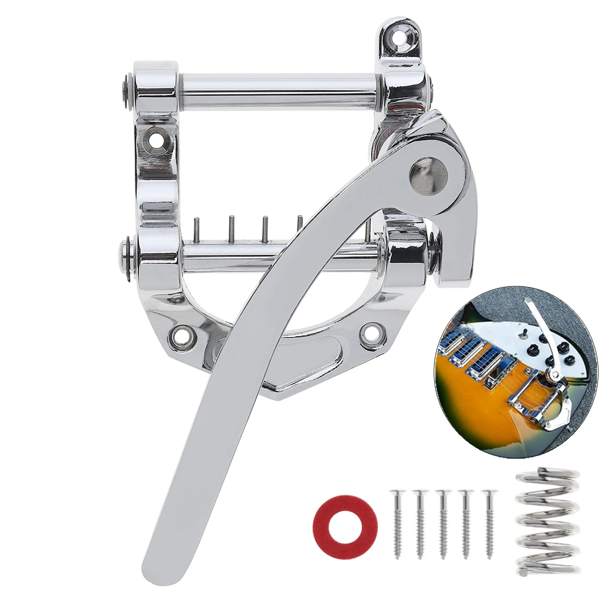 Гитара вибрато Струнодержатель тремоло плоский верхний корпус блок Vibrato мост