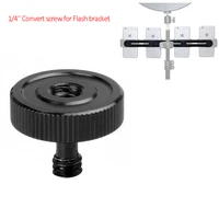 new camera flash bracket convert screw 14 female thread 14 20 thumb screws for l flashes holder photo studio accessories