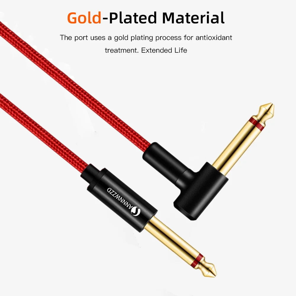 gitarre audio kabel anschluss linie elektrische gitarre bass klavier tastatur trommel instrument noise reduktion schild gitarre 10m 15m free global sh