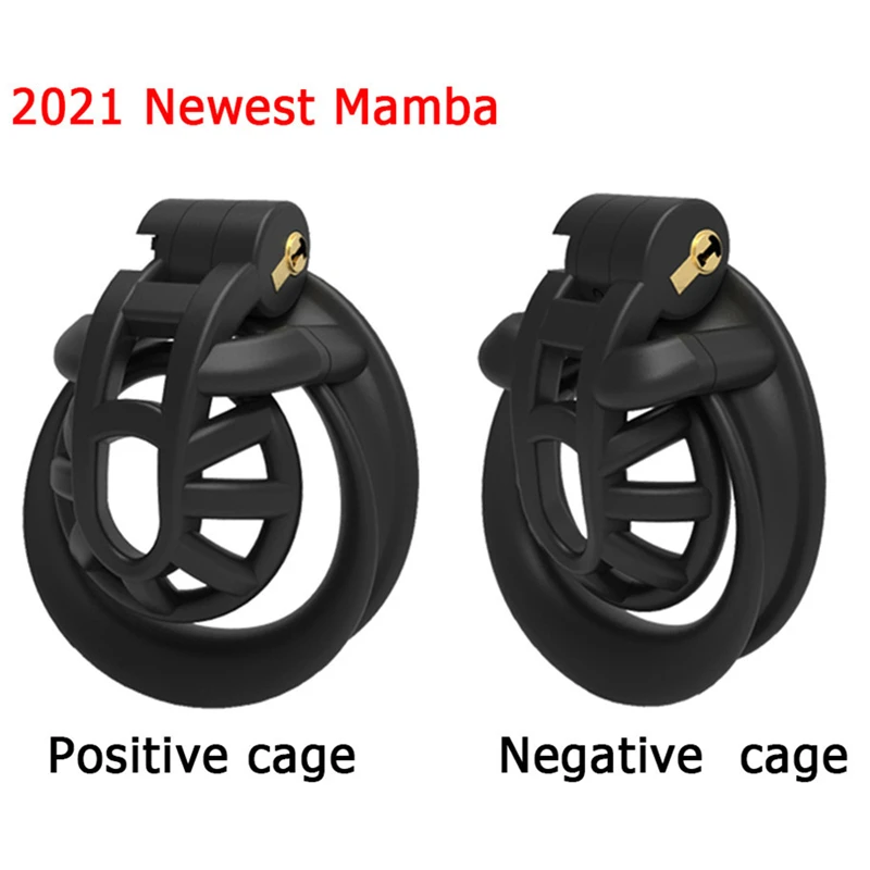 

2022 New Design Positive/Negative Male Chastity Device,Penis Rings,Cobra Cock Cage,Mamba Chastity Belt,BDSM Sex Toys For Man Gay