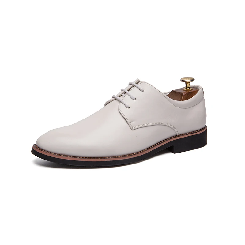 Mens Shoes Casual Oxford For Men Fashion Leather Formal Classic Black Retro Dress Lace-Up Elegantes Shoe | Обувь