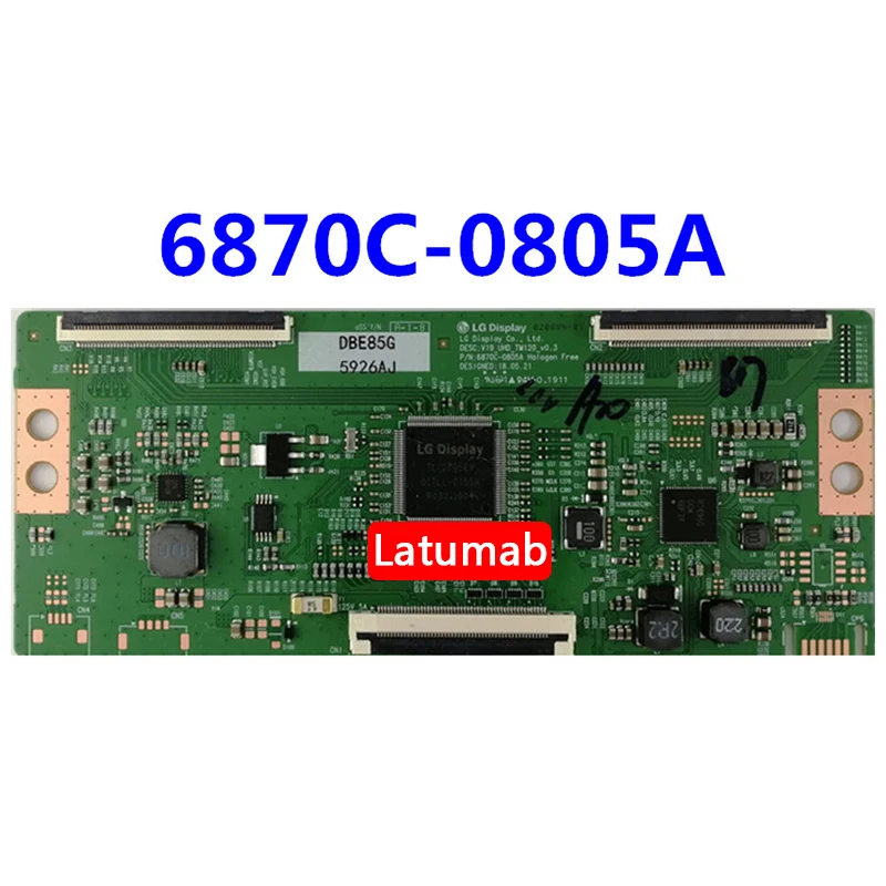 Оригинальная T Con плата для 6870C 0805A TCON логическая контроллера LG V19 HUD TM120_v0.3|ЖК-экраны