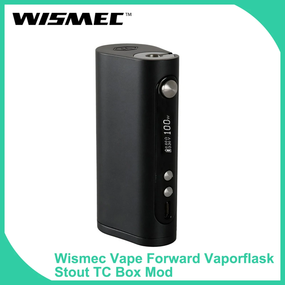 Продажа Flash Оригинал Wismec Vape Forward Vaporflask Stout TC бокс мод 100 Вт Ni/TC Ti/TC SS режим для