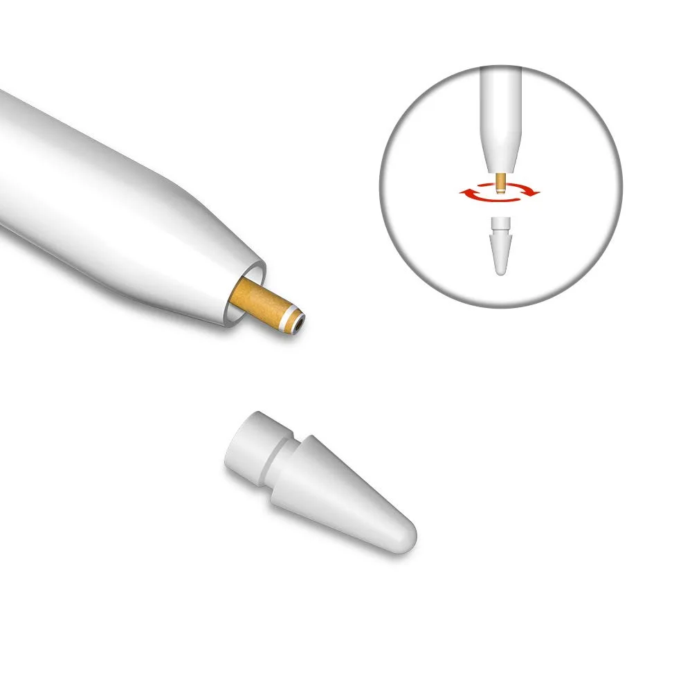 Портативный Запасной наконечник для замены пера совместимый с Apple Pencil 2