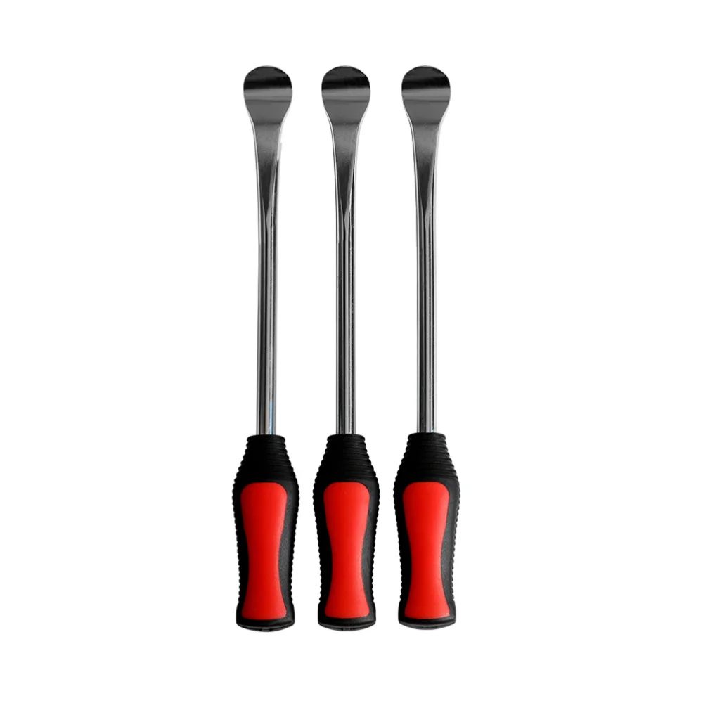 

5 in 1 Tire Changing Set Tire Spoon Lever Tools Rim Protector Sheaths (Red)