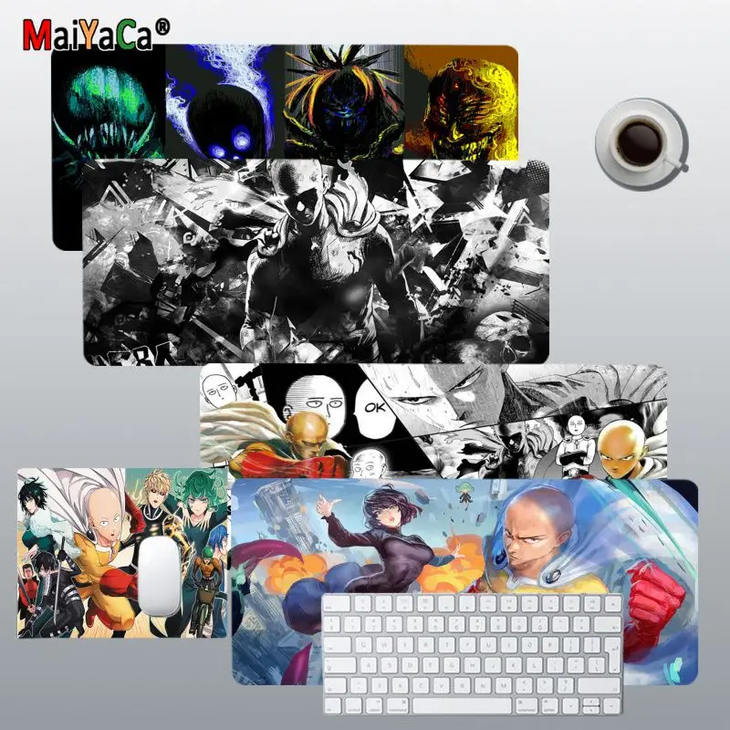 

One Punch Man Diy Big Game New Arrivals Unique Desktop Pad Game Mousepad Size For Customized Mouse Pad For CS GO PUBG