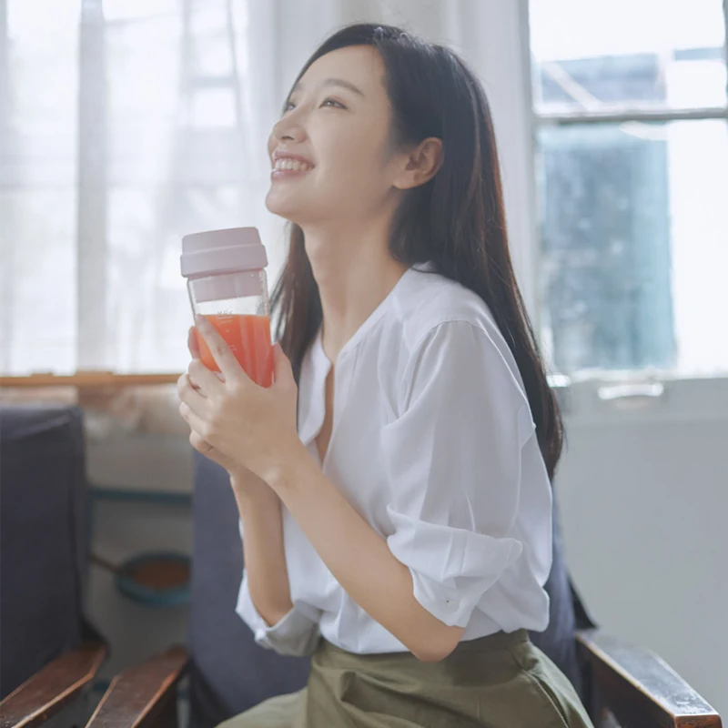 Xiaomi соковыжималка стеклянный миксер шнековая портативный кухонный комбайн 400 мл