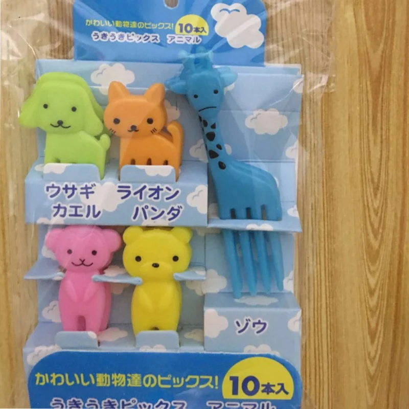 Милая вилка для еды и фруктов посуда здоровья пищевые украшения медиаторы