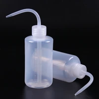 250ml cleaning washing bottle eyelash extension tool elbow narrow mouth long tube clean eyebrow skin care remover bottle