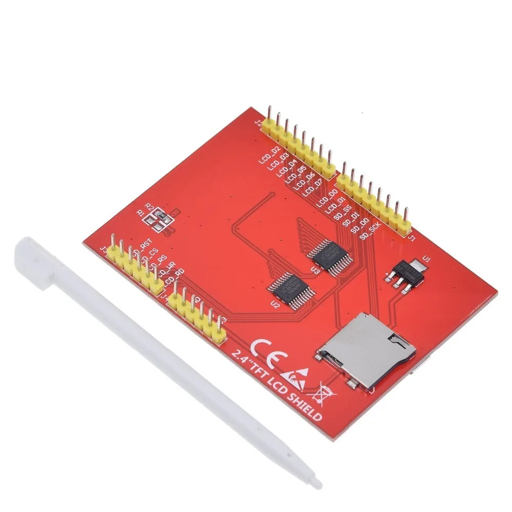ЖК-модуль TFT 2,4 дюймов TFT ЖК-экран для Arduino UNO R3 плата и поддержка mega 2560 с сенсорной ручкой, UNO R3