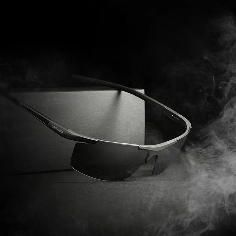 Мужские солнцезащитные очки VEITHDIA из алюминиево-магниевого сплава с