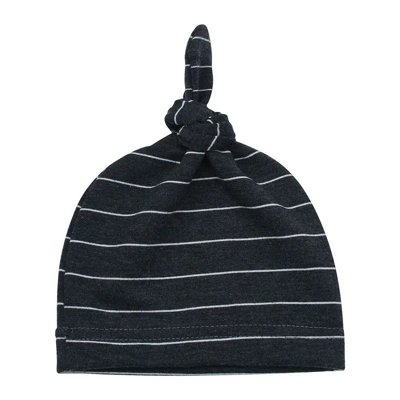 Шапка детская однотонная в полоску 5 цветов на весну/осень | Детская одежда и