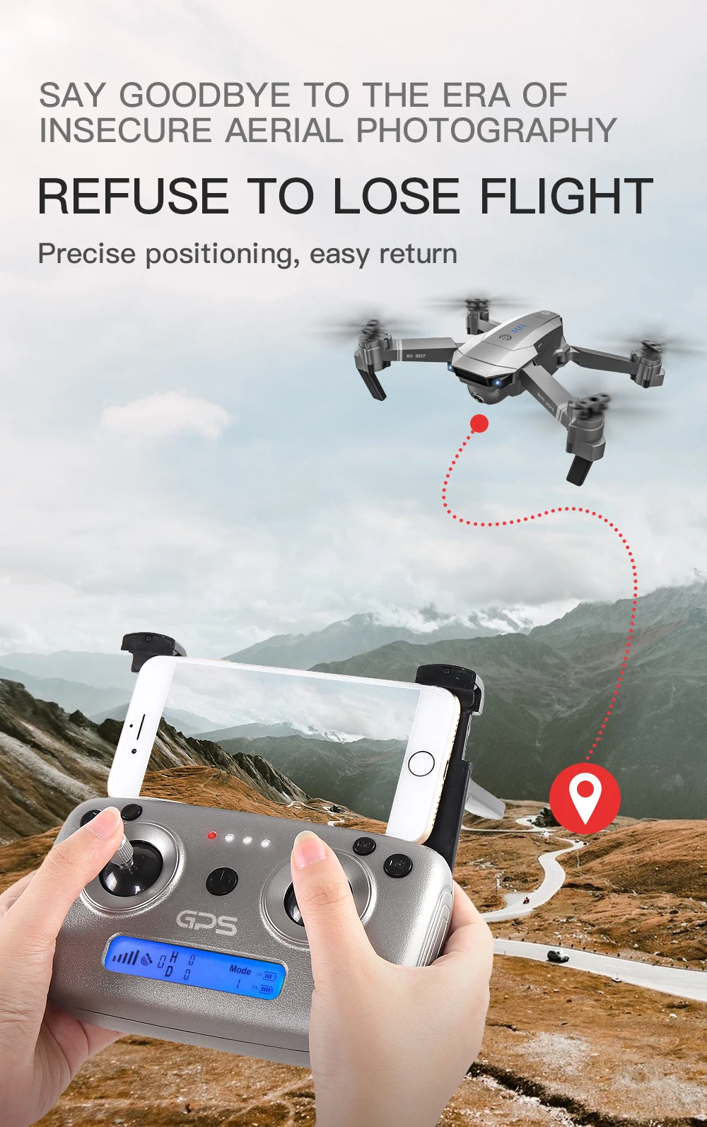ZWN SG907 SG901 gps Радиоуправляемый квадрокоптер с Wifi FPV 1080P 4K HD Двойная камера оптический поток Дрон следуй за мной мини Дрон VS SG106 E502S