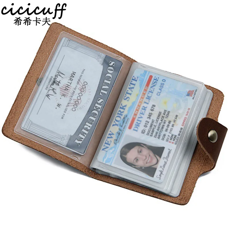 

Мужской/женский чехол из коровьей кожи, с 20 отделениями для карт