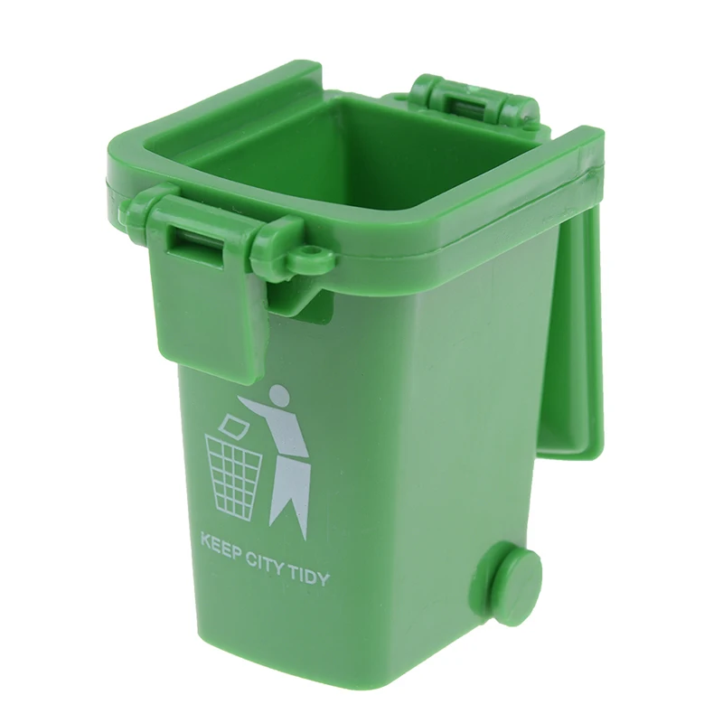 

3pcs/pack Creative Toys Trash Can Toy Garbage Trucks Cans Mini Curbside Vehicle Bin Toy High Quality
