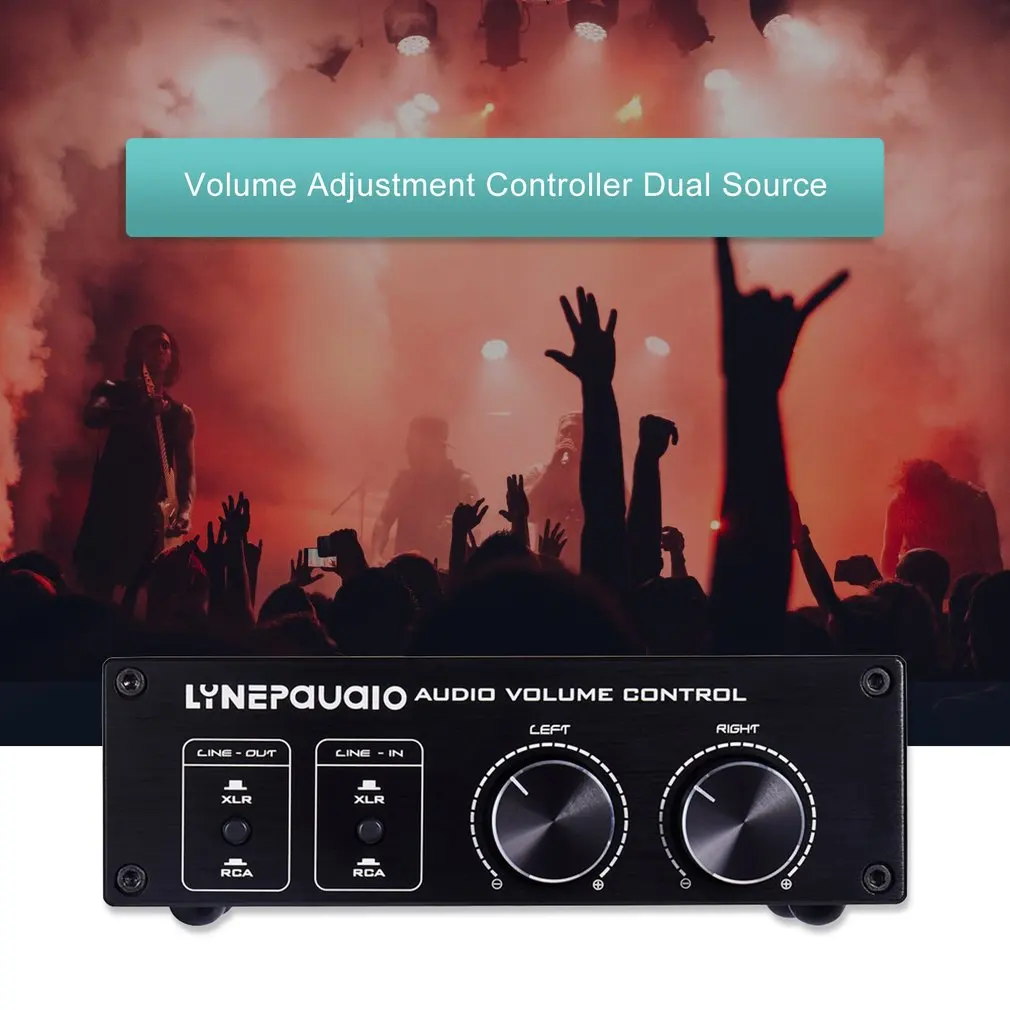 Professional Fully Balanced Passive Preamplifier Active Speaker Volume Adjustment Controller 2 In Out Switch Dual Source | Электроника