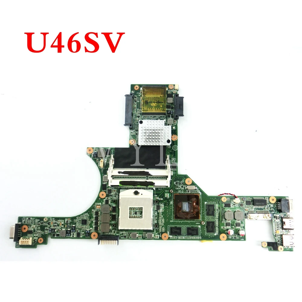 U46SV motherboard REV 2.0 For ASUS U46SV U46S laptop mainboard motherboard 60-N5MMB1000-D02 100% Tested free shipping