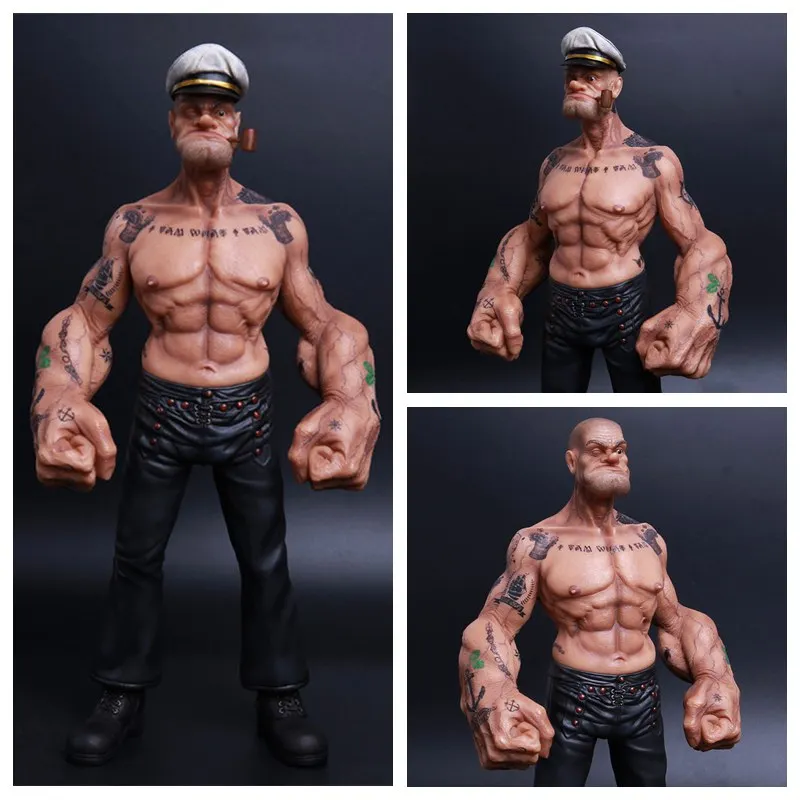Статическая статуя масштаба 1/6 фигурка кукла матрос татуированный Popeye 12 дюймов