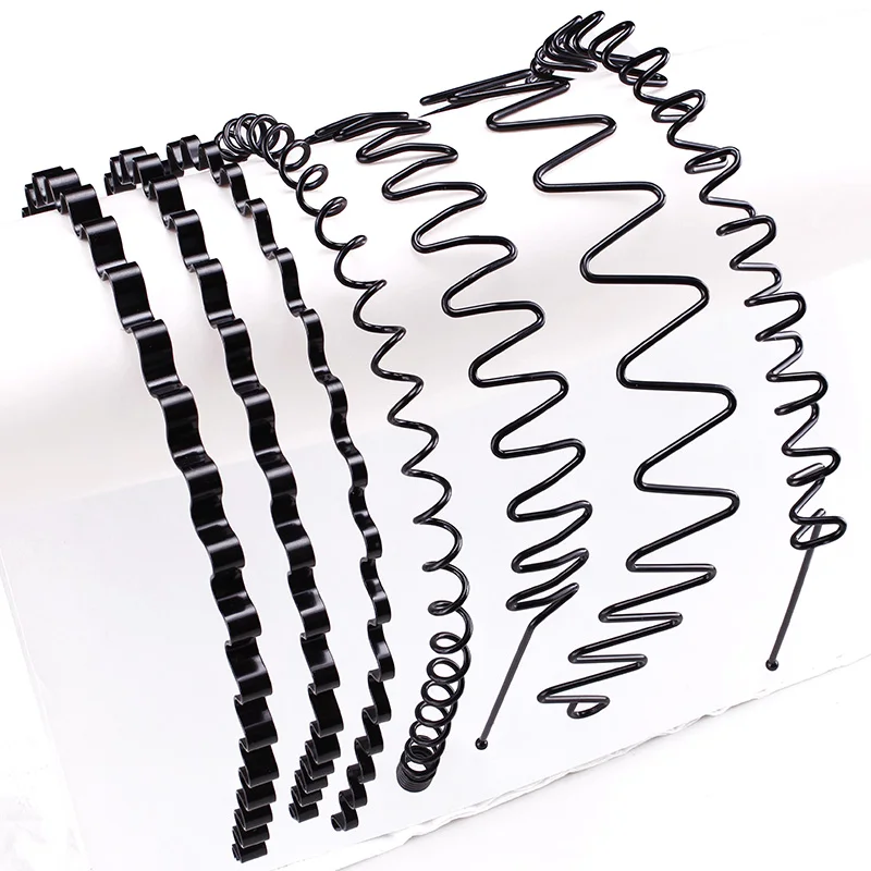 

New Fashion Wave Men Women Unisex Black Wavy Hair Head Hoop Band Sport Headband Hairband Unisex Sport Hair Accessories