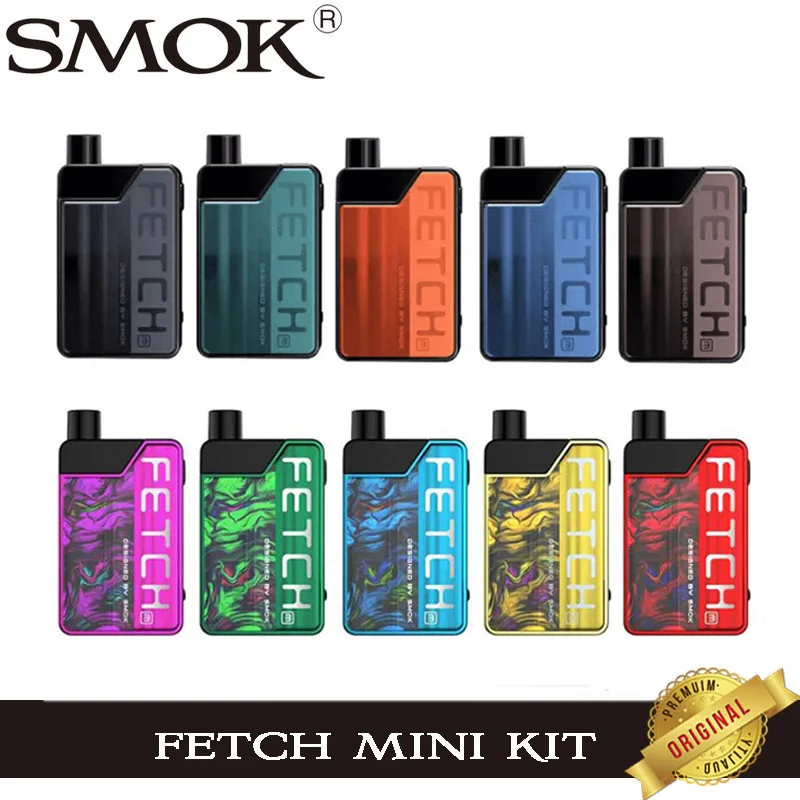 SMOK Fetch Mini Pod Vape Kit 3 7 мл Catridge 1200 мАч электронная сигарета с RPM сетка Тройная катушка VS
