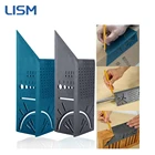 Линейка для деревообработки, трехмерный угломер для измерения углов под углом, с ручкой, метрический Измеритель для лески, плотницких и квадратных размеров