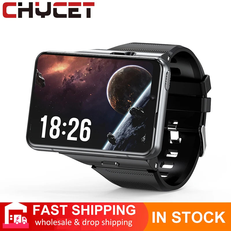 

CHYCET 2021 New Smart Watch 4G Android 9.0 Making Calls Photo Taking Smart Watches Heart Rate Monitor Support GPS Smartwatch