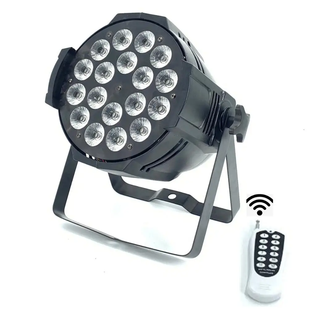 Профессиональсветильник сценическое освещение RGBWA UV 6in1DMX с беспроводным
