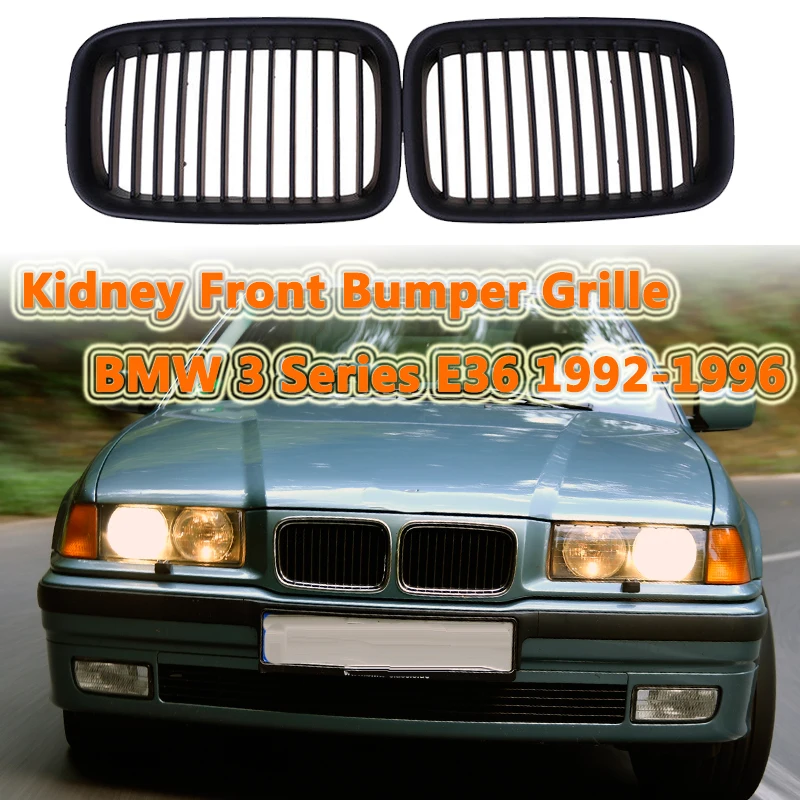 

Kidney Front Bumper Grille Inlet Grill Fit For BMW 3 Series E36 1992-1996 318i 323i 325i 320i 328i Car Accessories