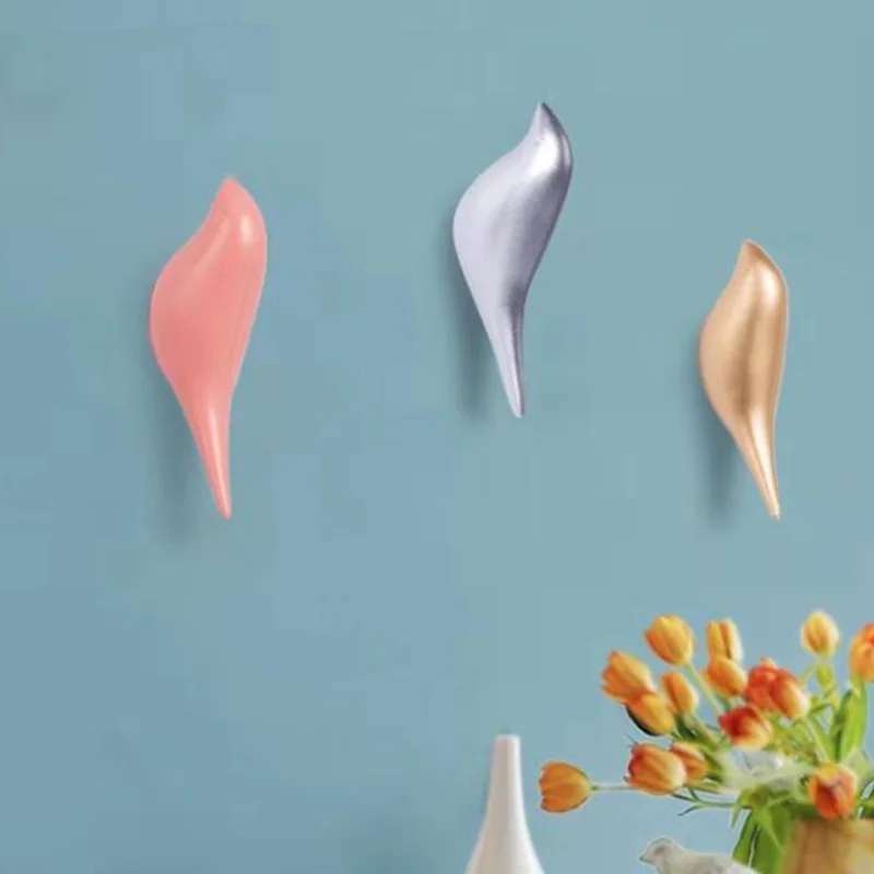 

New Resin Wall Coat Rack Home Wall Decoration Gold Color Bird Rack