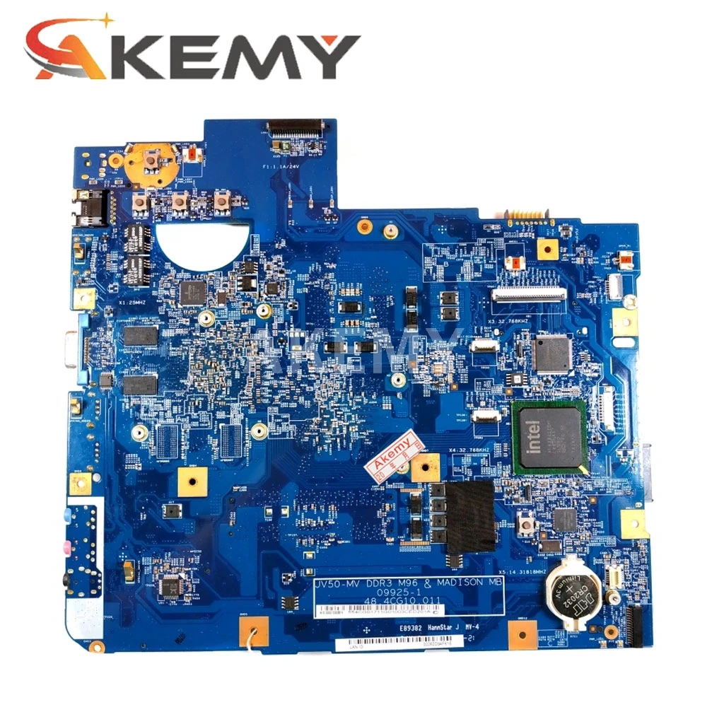 

Akemy Laptop motherboard For ACER Aspire 5738 5738G DDR3 Mainboard 08245-1 JV50 MV MB 48.4CC01.011 N10M-GE1-B GM45