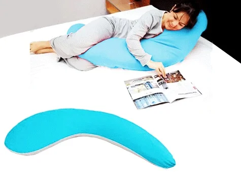 

Maternity Pad Hug Yacht Maternity Support Pad Pregnant Waist Abdomen Support Pad Bed-Blue