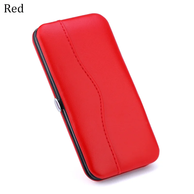 Makeup Eyelashes tweezer Tools Bag Eye Lash Extension Tweezers Case Cosmetic Tool Storage Box For tweezer kit - Цвет: Red (only box)