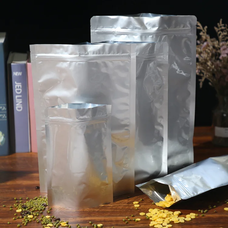 Пакет из алюминиевой фольги с застежкой-молнией упаковка для пищевых продуктов