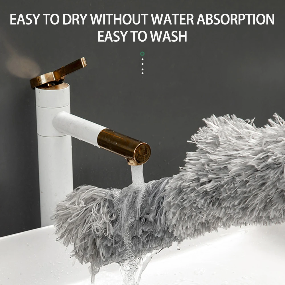 Ручная тряпка для уборки выдвижная с длинной ручкой щетка пыли телескопический