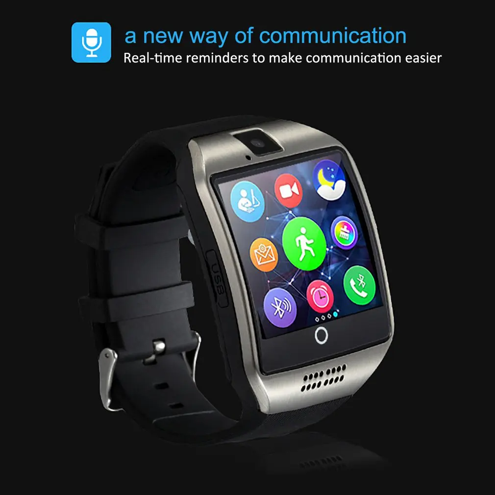 Часы с сердцем дисплей Arc часы поддержкой камеры Sim tf-карта смартфон