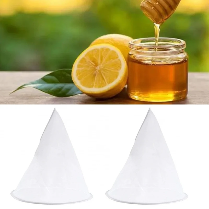 

Multifunctional Honey Strainer Bags Filter Honey Filter Bags for Beekeepers 2 Pcs Practical Beekeeping Equipment
