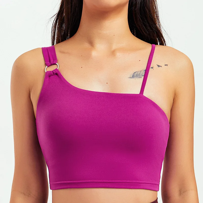 

Sexy Sports Bra Women Crop Underwear Running Nude Fitness Wear Vest Workout Yoga Wear Women's Sports Bra High-elastic Gym Tops