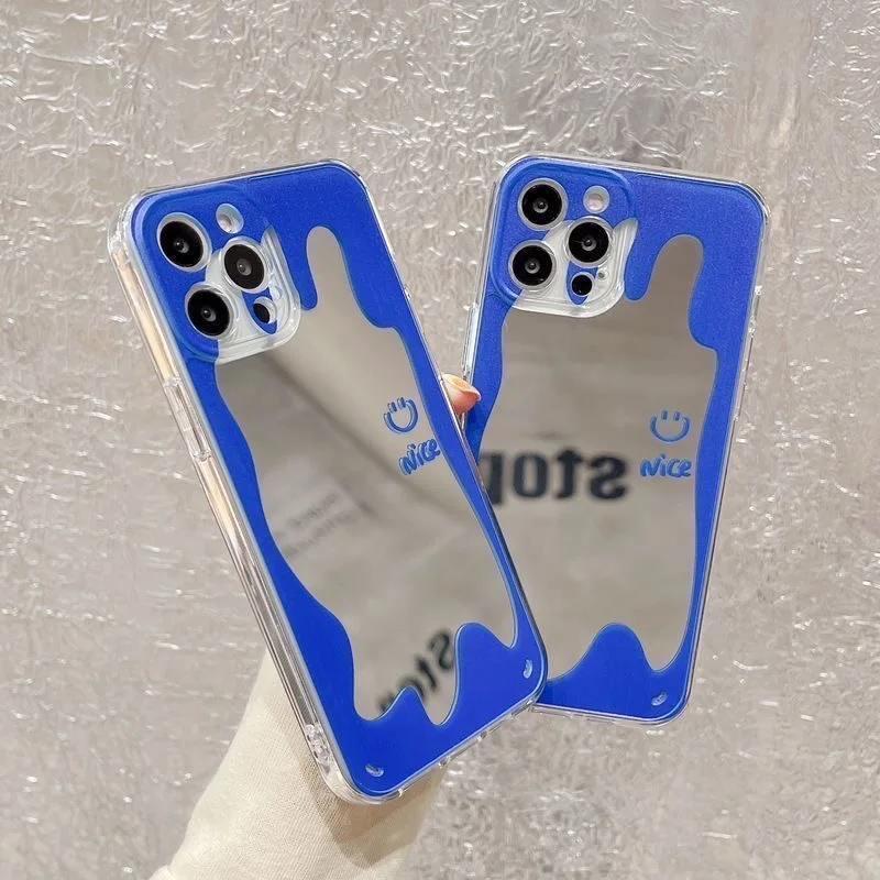 Прозрачный зеркальный чехол для Samsung Galaxy S22 S21 Ultra S20 FE S9 S8 Plus Note 20 10 Pro 9 8 - купить по