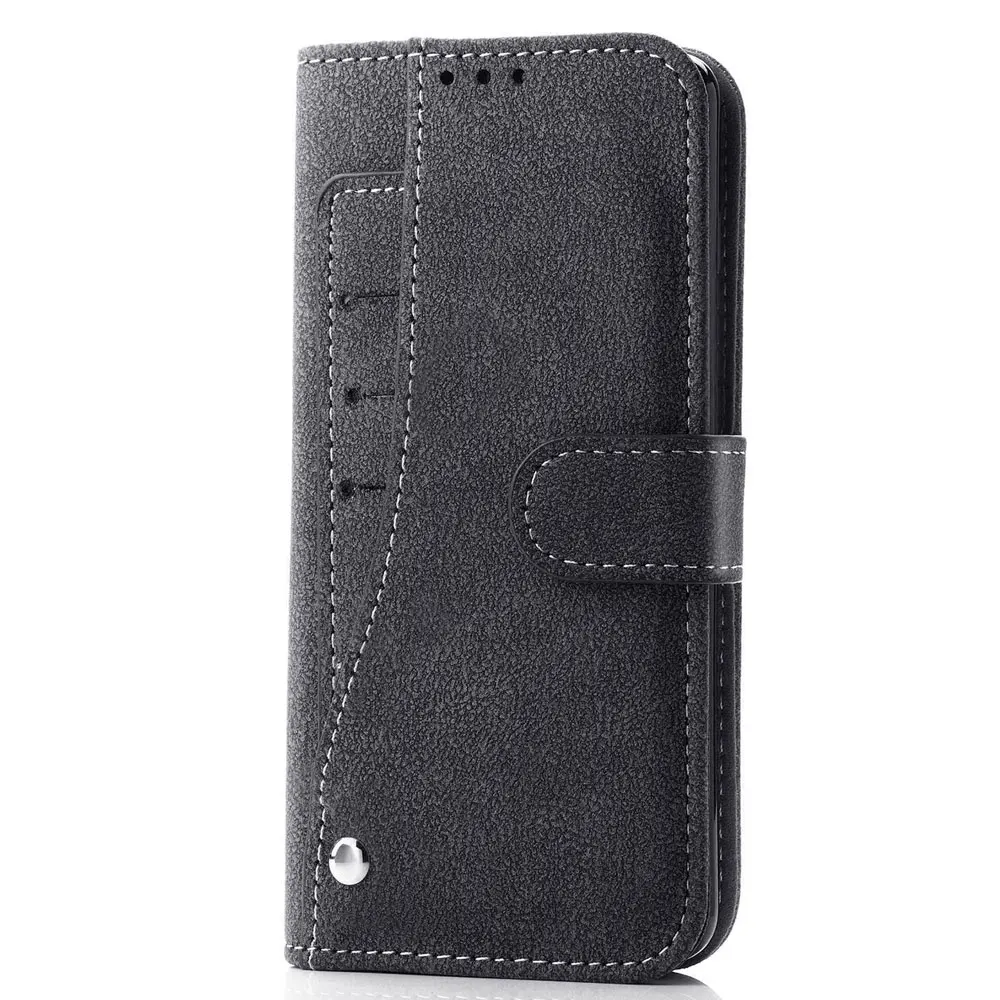 Black Чехол-книжка для samsung S10 PLUS, чехол S10e S10lite из искусственной кожи, чехол-книжка с подставкой для samsung Note 10 Plus S9, чехол-книжка Conque - Цвет: Black