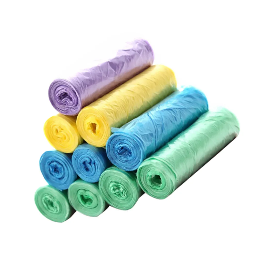 

10 Rolls of Home Supply Garbage Bags Practical Disposable Thicken Rubbish Bag