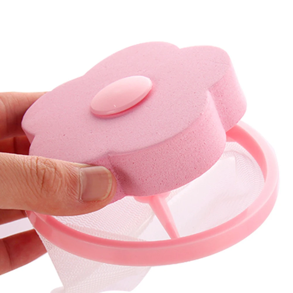 

Flower for Washing Machine Float Filter Bag Laundry Ball Fur Catcher Hair Remover Catcher Filter Mesh Pouch Cleaning Balls