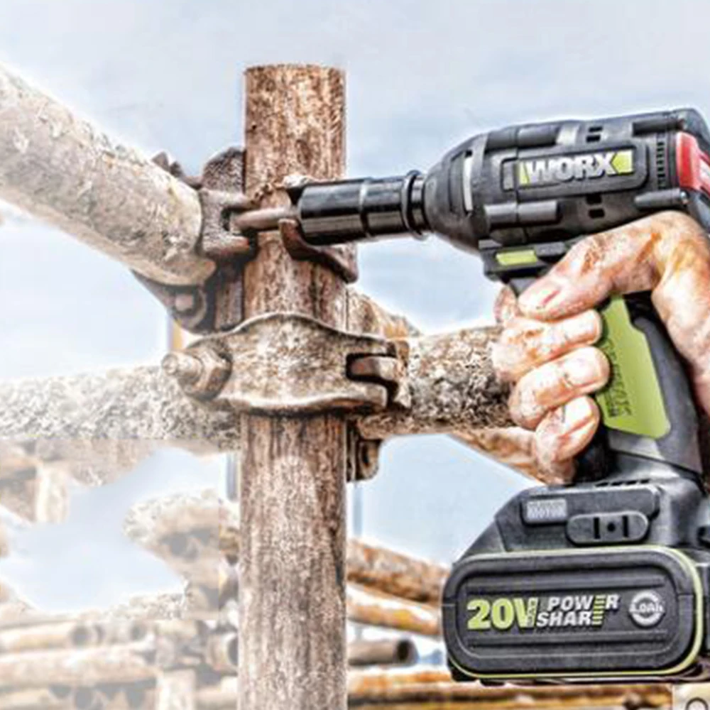 Гайковерт ударный WORX 20 в MAX литий-ионный бесколлекторный WU279 максимальный