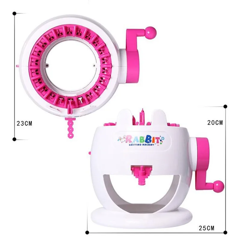 

Rabbit Hand-woven Yarn Knitting Loom Children's Home Toys Wool Weaving Loom Color Knitting Machine Plastic Knitting Tools