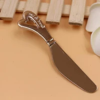 60pcs spread the love heart butter knife cheese spreader in black gift box stainless steel kitchen tableware wedding favor